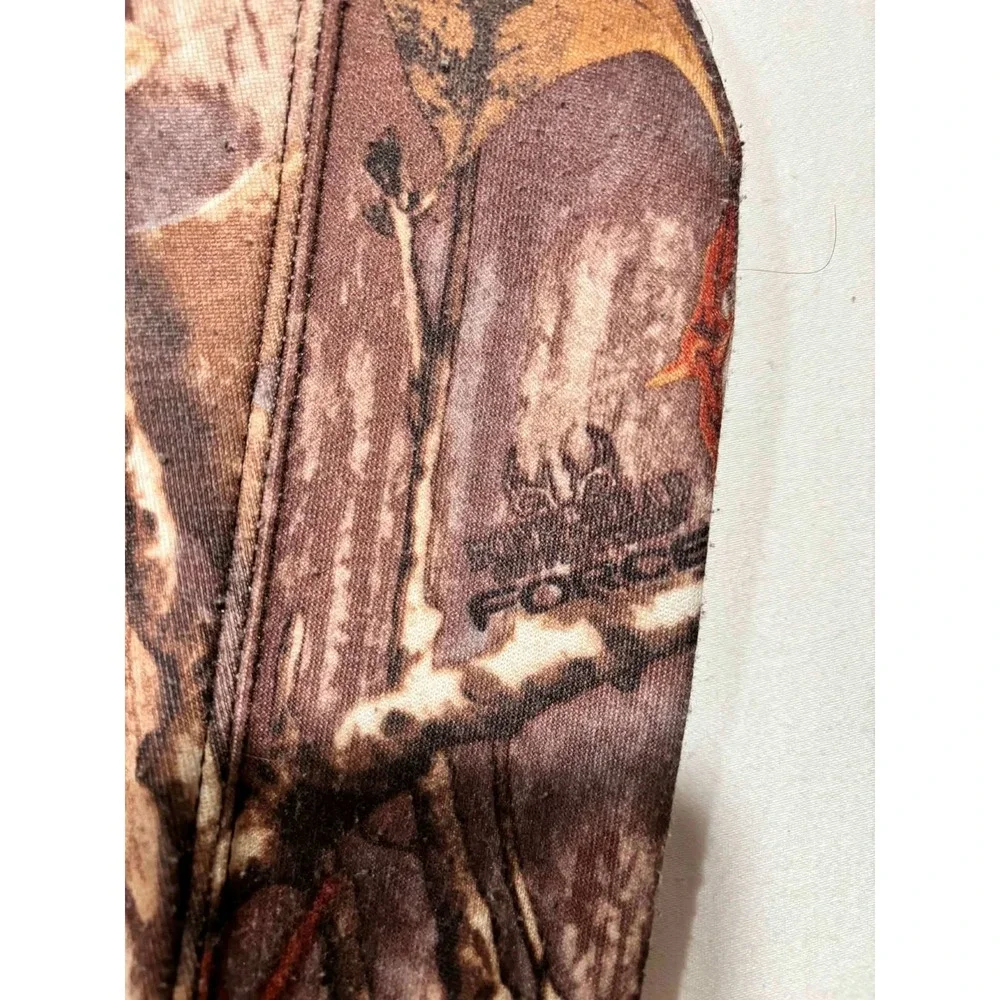 Badger Sport Shedheads Camo Hoodie Mens Large Leave No Tine Behind Hunting Brown